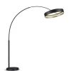 Musterring LED Bogenlampe MR LOOP schwarz-goldfarbig