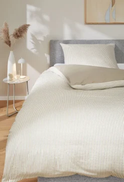 Musterring Satin-Bettwäsche MR-BASIC 135 x 200 cm grau