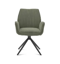 Musterring Stuhl mit Armlehnen TIAMA Cordbezug Forest grün