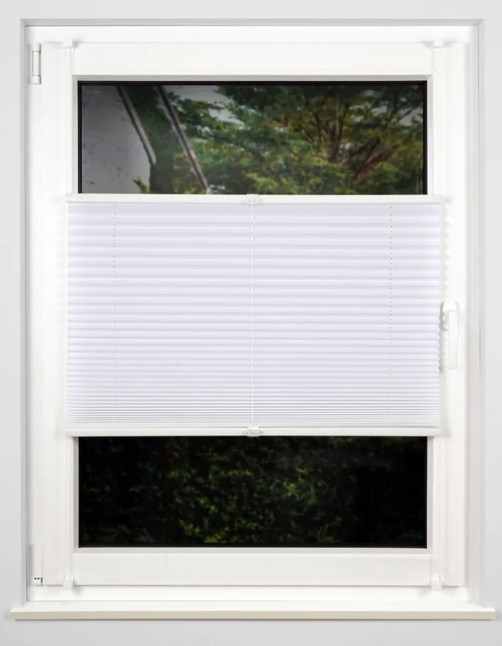 my deco Plissee 120 x 130 cm weiß