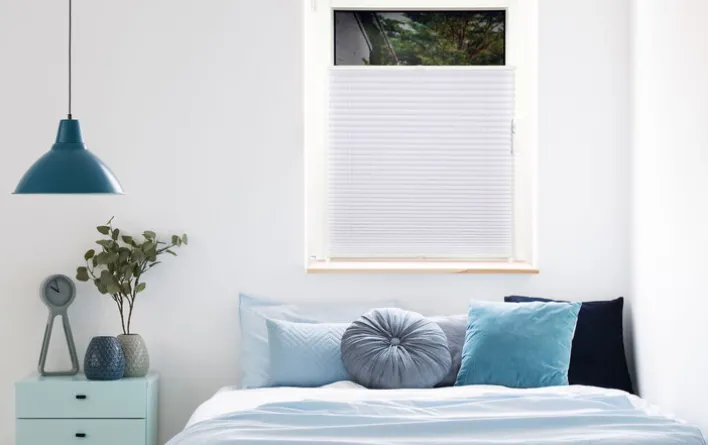 my deco Plissee 120 x 130 cm weiß