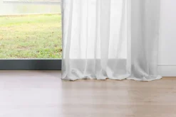 my deco Schlaufenvorhang PURE 135 x 300 cm weiss