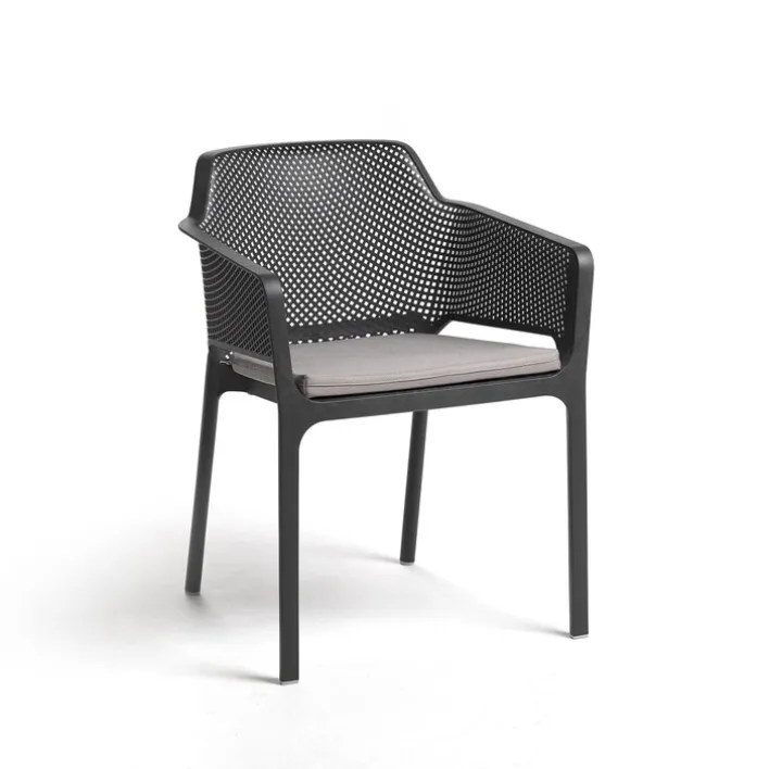NARDI Outdoor Sitzpolster NET 48,5 x 46,5 cm grigio