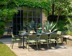 NARDI Stapelstuhl Garten TRILL AL 2er Set agave