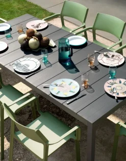 NARDI Stapelstuhl Garten TRILL AL 2er Set agave