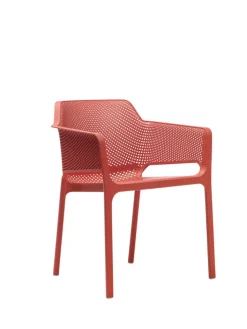 NARDI Stapelstuhl Garten NET AL 2er Set corallo