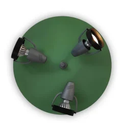 niermann Retrofit Kinderlampe Decke 3 Spots STRAHLER salbei