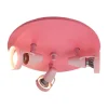 niermann Retrofit Kinderlampe Decke 3 Spots STRAHLER pastellrose