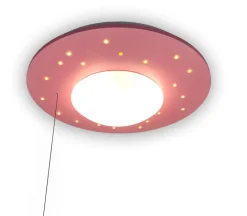 niermann Retrofit Kinderlampe Decke STARLIGHT pastellrose