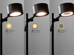 Nordlux LED Tischlampe CLYDE 8,5 cm schwarz