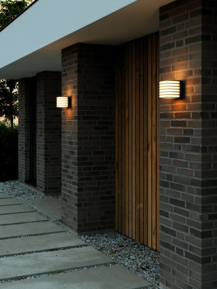 Nordlux Retrofit Außenwandleuchte FLUCTUS 1-flg schwarz