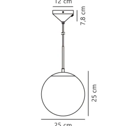 Nordlux Retrofit Pendelleuchte GRANT 25 cm weiß