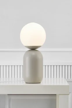 Nordlux Retrofit Tischlampe NOTTI 15 cm grau