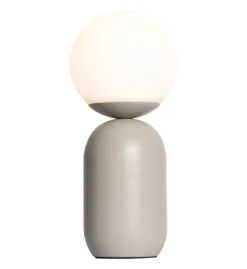 Nordlux Retrofit Tischlampe NOTTI 15 cm grau