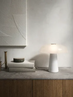 Nordlux Retrofit Tischlampe GLOSSY 32 cm weiß