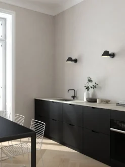 Nordlux Retrofit Wandleuchte STAY 15 cm schwarz