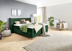 Ole Gunderson Boxspringbett FENSON OSLO NV 180 x 200 cm dunkelgrün