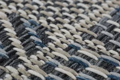 Outdoorteppich CLYDE 67 x 120 cm beige/blau