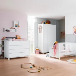 PAIDI Babybett OLLI 70 x 140 cm weiß