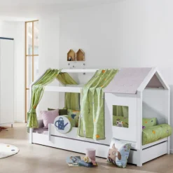 PAIDI Kissen TIAGO Hund Rudi 40 x 40 cm grün/ mehrfarbig