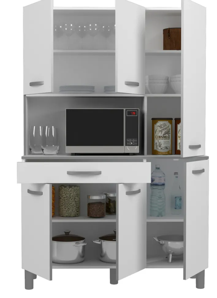 Parisot Buffet Schrank SEASON 120 x 185 x 40 cm weiß