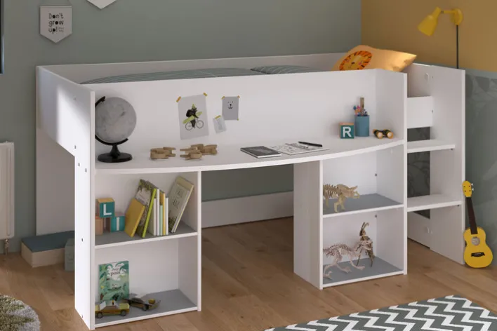 Parisot Hochbett weiß