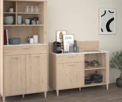 Parisot Küchenbuffet Komplett Set Gala 2 Jackson Eiche Dekor/ Beton Optik