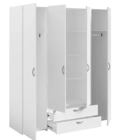 Parisot Kinder-Drehtürenschrank DAILY 1 weiß