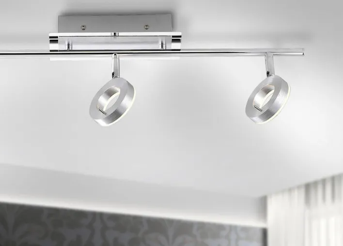 Paul Neuhaus LED Badlampe SILEDA 3 Spots alufarbig