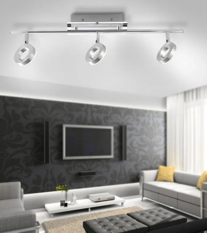 Paul Neuhaus LED Badlampe SILEDA 3 Spots alufarbig