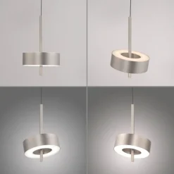 Paul Neuhaus LED Balkenpendel Q-ROTATE 3-flg Nickelfarbig