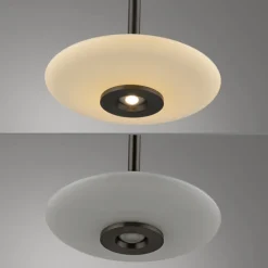 Paul Neuhaus LED Balkenpendel PURE VITRUM 3-flg braun