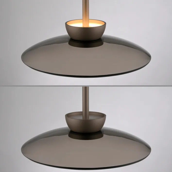 Paul Neuhaus LED Balkenpendel PURE MOON 3-flg bronze