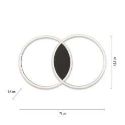 Paul Neuhaus LED Deckenlampe Q-MARKO schwarz
