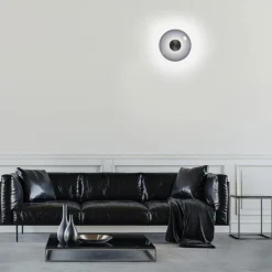 Paul Neuhaus LED Deckenlampe PURE VITRUM 22 cm grau