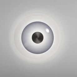 Paul Neuhaus LED Deckenlampe PURE VITRUM 22 cm grau