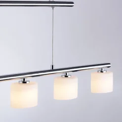 Paul Neuhaus LED Pendelleuchte HYDRA 5-flg stahlfarbig