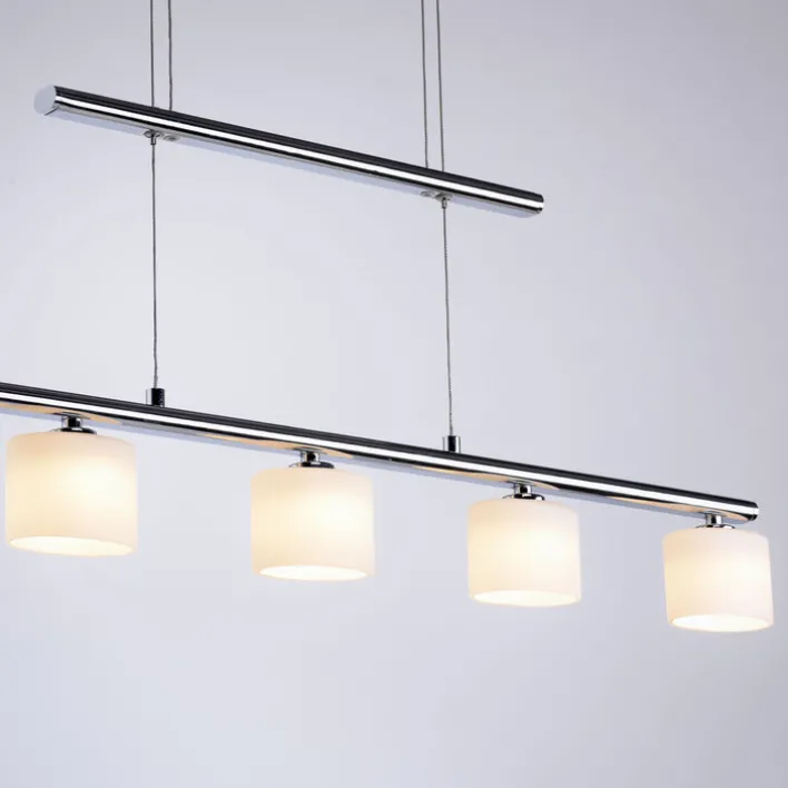 Paul Neuhaus LED Pendelleuchte HYDRA 5-flg stahlfarbig