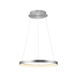 Paul Neuhaus LED Pendelleuchte HOOP 57 cm alu-/nickelfarbig