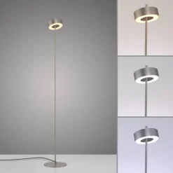 Paul Neuhaus LED Stehlampe Q-ROTATE 22 cm alu-/nickelfarbig