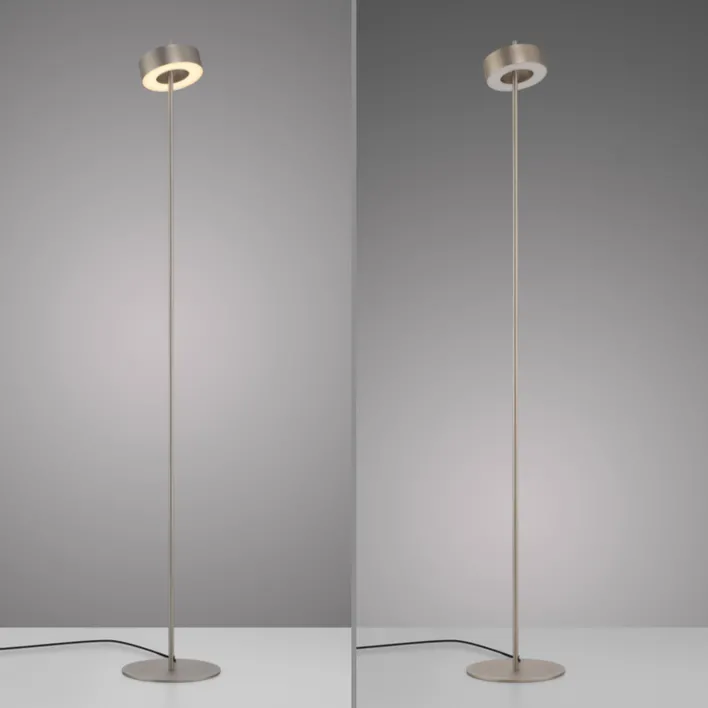 Paul Neuhaus LED Stehlampe Q-ROTATE 22 cm alu-/nickelfarbig