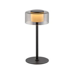 Paul Neuhaus LED Tischlampe RIKA 15 cm schwarz