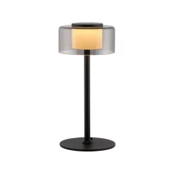 Paul Neuhaus LED Tischlampe RIKA 15 cm schwarz