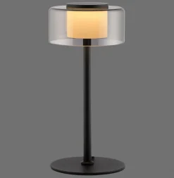 Paul Neuhaus LED Tischlampe RIKA 15 cm schwarz
