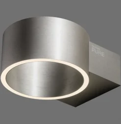 Paul Neuhaus LED Wandlampe PURE CLIPSE 15 cm aluminium