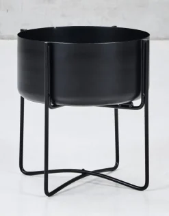 Pflanzenständer HELMANA 2-teilig schwarz matt