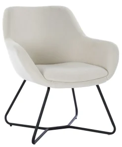 PHILL HILL Polsterstuhl SABRINA cremefarbig/schwarz