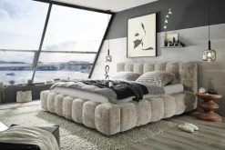 Polsterbett BEXLEY CREMONA 180x200 cm taupe