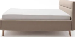Polsterbett LOTTE 180 x 200 cm beige