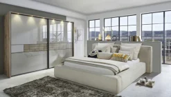 Polsterbett MANHATTAN 180 x 200 cm beige